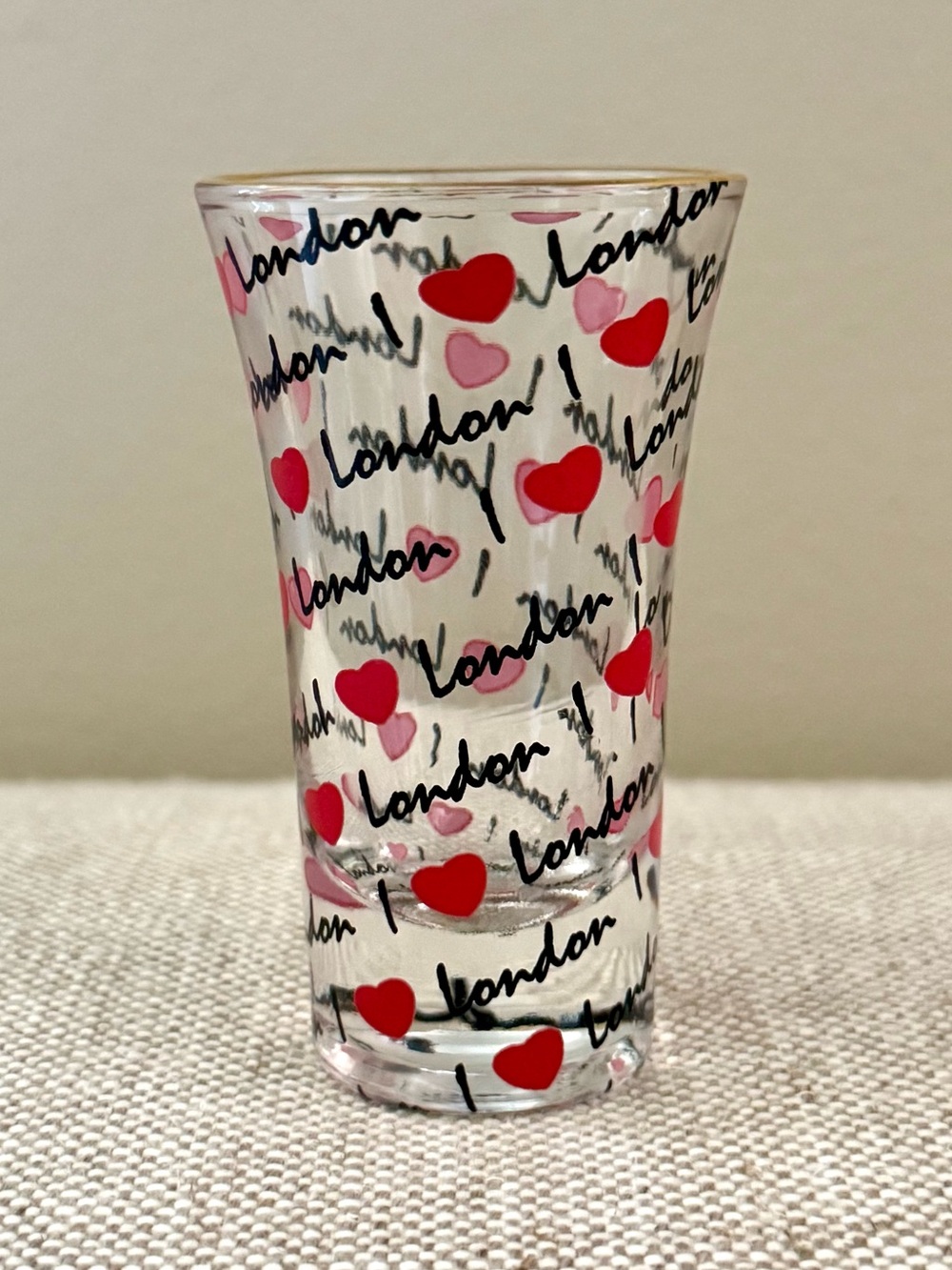 I Love London Shot Glass 3.5" Souvenir